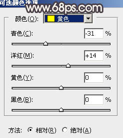 Photoshop调出暗调深秋色树林路边的人物图片19