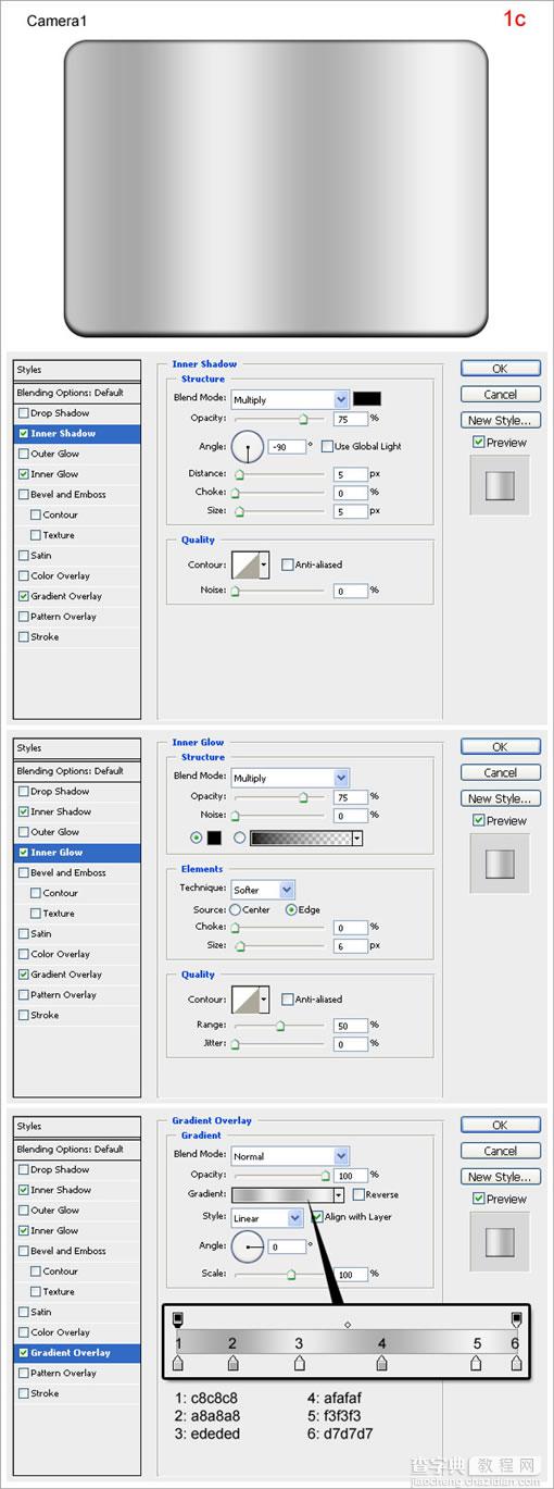 Photoshop CS3 绘制木质逼真的数码相机3