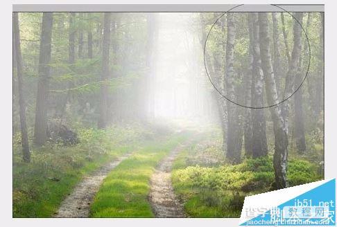 ps怎么给风景图添加淡薄雾气效果?10