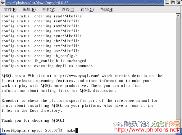 Linux下 php5 MySQL5 Apache2 phpMyAdmin ZendOptimizer安装与配置[图文]17