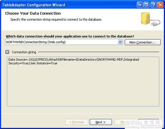 在ASP.NET 2.0中操作数据之七十：配置数据库连接和命令等级设置1