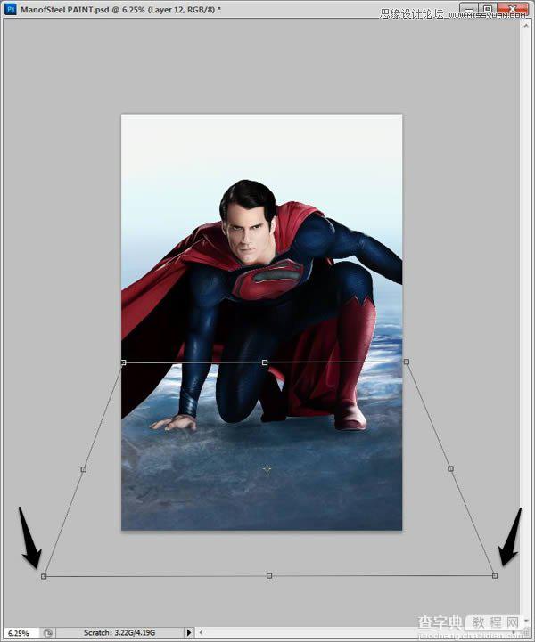 Photoshop鼠绘制作新版超人钢铁侠112