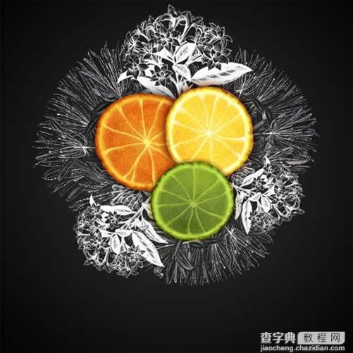 Photoshop打造有机理有汁液的橙子22