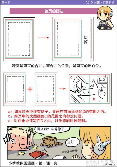 漫画绘制教程：跨页的制作方法9