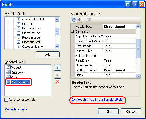 在ASP.NET 2.0中操作数据之六十二：GridView批量更新数据5