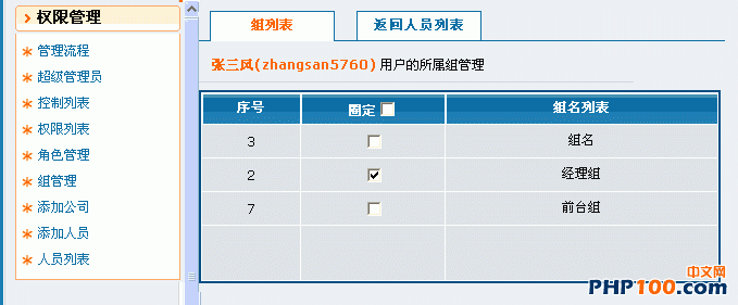 实用PHP会员权限控制实现原理分析18