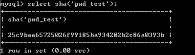 MySQL 加密/压缩函数1