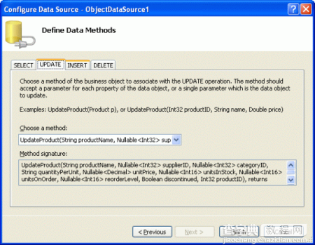 在ASP.NET 2.0中操作数据之十六：概述插入、更新和删除数据7