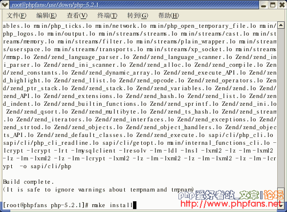Linux下 php5 MySQL5 Apache2 phpMyAdmin ZendOptimizer安装与配置[图文]48