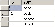 sql server 中合并某个字段值的实例1