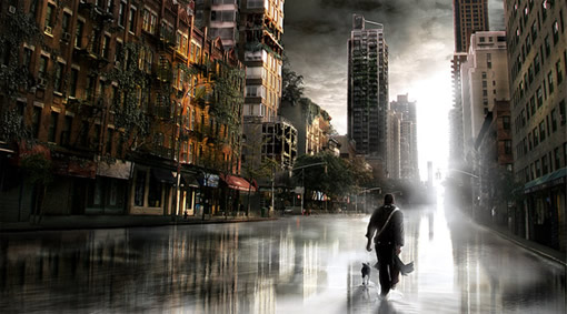 Photoshop打造一座被水冲过的灾难城市12