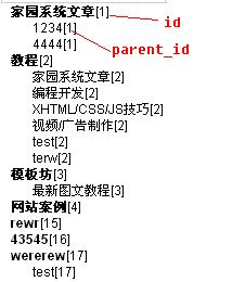 smarty实现多级分类的方法1