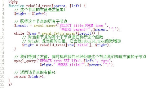 解析PHP无限级分类方法及代码9