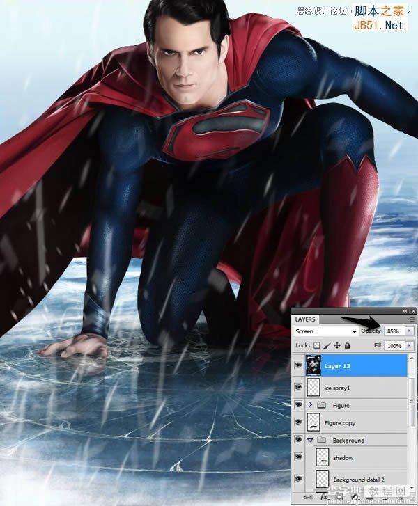 Photoshop鼠绘制作新版超人钢铁侠157