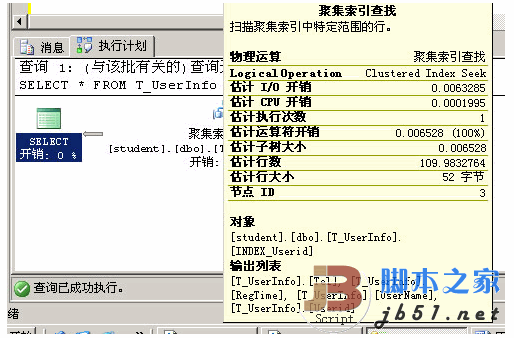 SqlServer 执行计划及Sql查询优化初探4