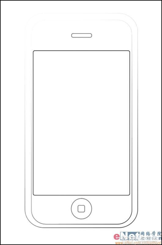 Photoshop手绘教程:绘制iPhone4