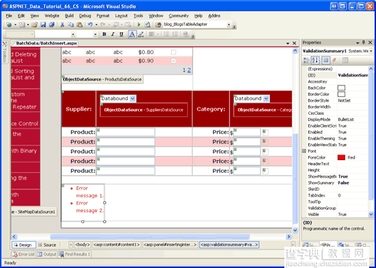 在ASP.NET 2.0中操作数据之六十四：GridView批量添加数据10