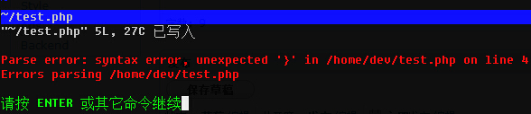 PHP语法自动检查的Vim插件1