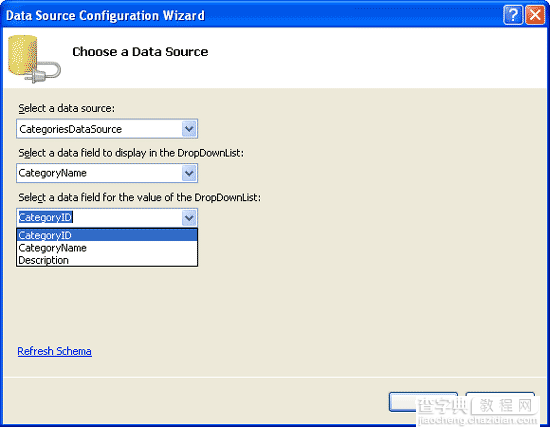 在ASP.NET 2.0中操作数据之三十三：基于DataList和Repeater使用DropDownList过滤的主/从报表5