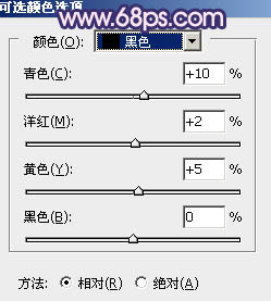 Photoshop调出暗调霞光色草地上的人物图片36