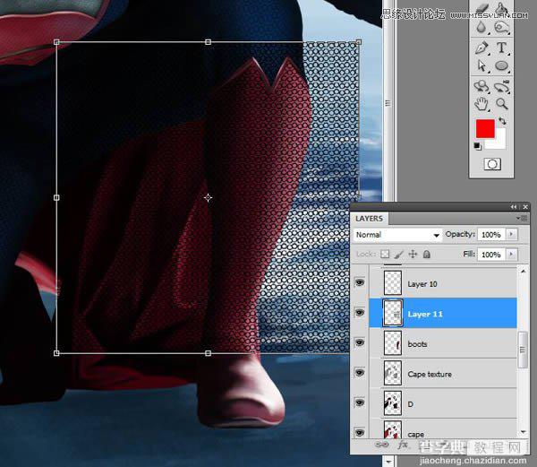 Photoshop鼠绘制作新版超人钢铁侠96