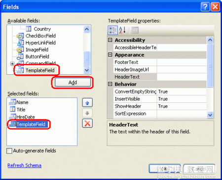 在ASP.NET 2.0中操作数据之十二：在GridView控件中使用TemplateField15