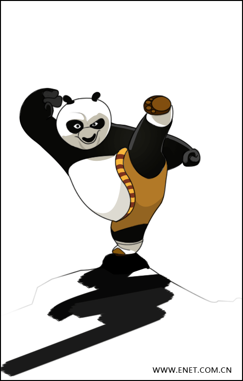 Photoshop模仿功夫熊猫的海报11