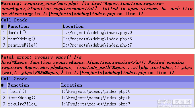 php Xdebug的安装与使用详解5