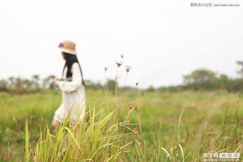 Photoshop调出唯美朦胧的外景美女LOMO效果2