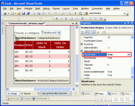 在ASP.NET 2.0中操作数据之十五：在GridView的页脚中显示统计信息10