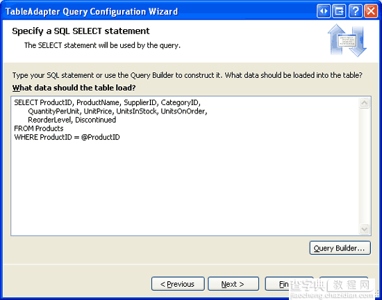 在ASP.NET 2.0中操作数据之六十五：在TableAdapters中创建新的存储过程19