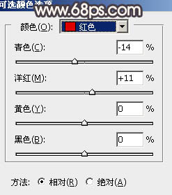 Photoshop调出暗调深秋色树林路边的人物图片13