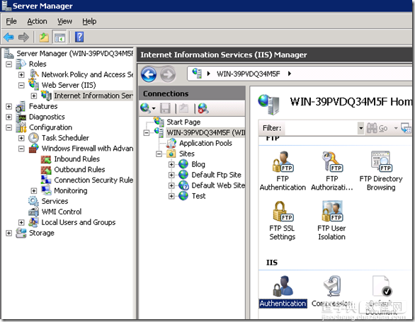 Win2008 server + IIS7 设置身份模拟(ASP.NET impersonation)1