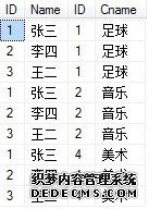 SQL多表连接查询实例分析（详细图文）7