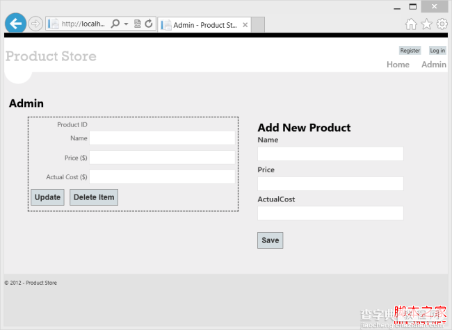 ASP.NET Web API教程 创建Admin视图详细介绍3