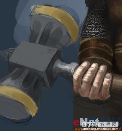 Photoshop绘制勇敢的指环王矮人战士22