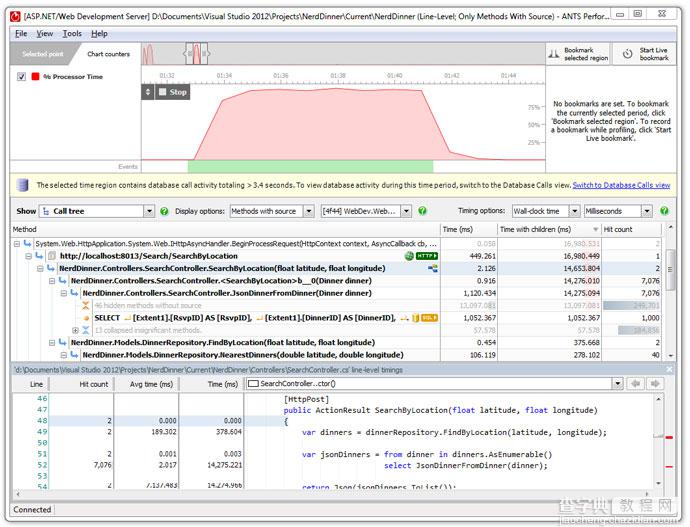 .NET  Visual Studio 代码性能分析工具1