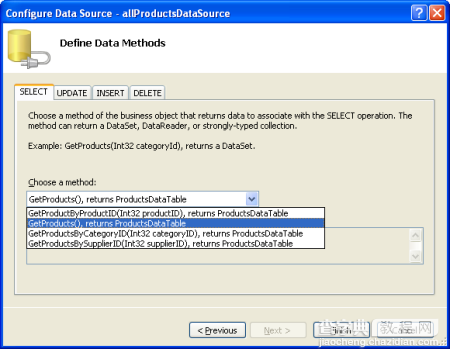 在ASP.NET 2.0中操作数据之十：使用 GridView和DetailView实现的主/从报表4