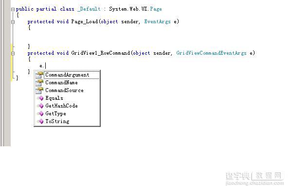 在GridView中LinkButton的属性的应用（如何不用选中就删除这一行）1