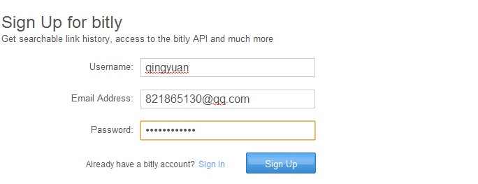 ASP.NET通过第三方网站Bitly实现短链接地址程序2