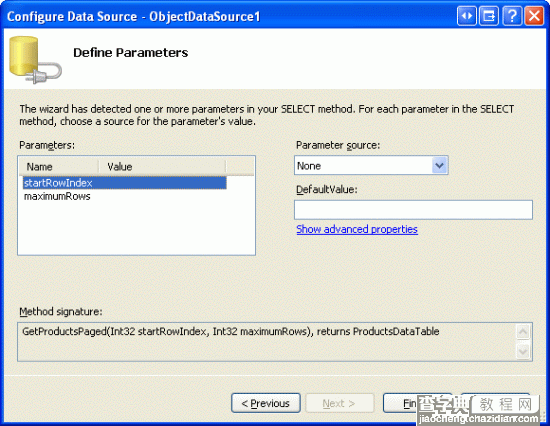 在ASP.NET 2.0中操作数据之二十五：大数据量时提高分页的效率14