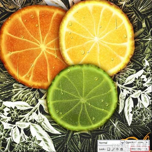 Photoshop打造有机理有汁液的橙子28