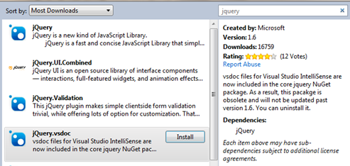 Visual Studio 2010 前端开发工具/扩展/插件推荐5
