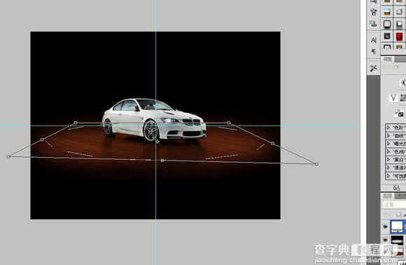 PS快速打造一张炫酷的360度全视角汽车海报13