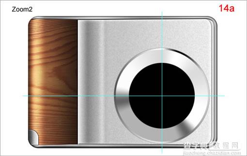 Photoshop CS3 绘制木质逼真的数码相机24