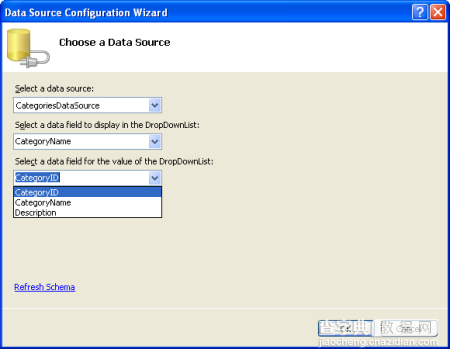 ASP.NET 2.0中的数据操作之七：使用DropDownList过滤的主/从报表5