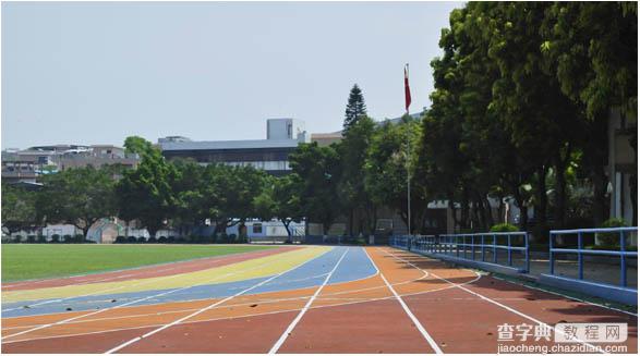 PS利用滤镜把操场风景图片转为日系绘画效果5