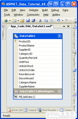 在ASP.NET 2.0中操作数据之六十七：在TableAdapters中使用JOINs3
