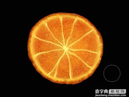 Photoshop打造有机理有汁液的橙子17