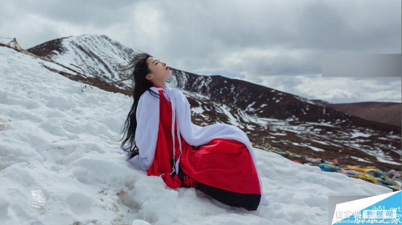 PS打造高原唯美古风雪景人像照片(拍摄和后期修图流程)8